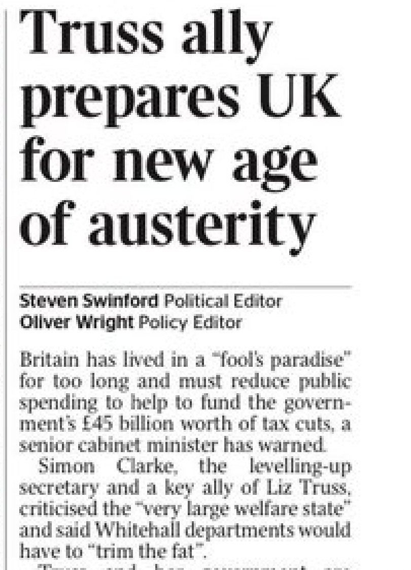 More than a quarter of NHS trusts operate food banks for staff. The healthy life expectancy gap between the richest and poorest Britons is nearly 20 years. If ministers really do think they can "trim the fat" from benefits, it's arguably beckoning in a humanitarian crisis.