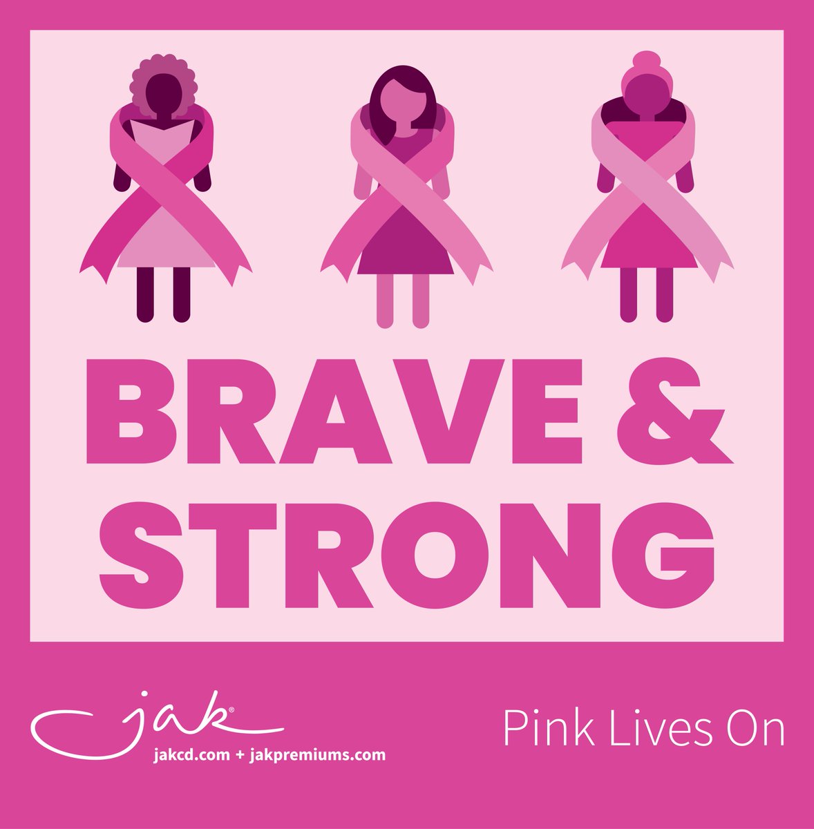 JAK_Creative's tweet photo. This October, let’s always remember, breast cancer affects each and every one of us. Be brave. Be strong. #breastcancerawareness #BCA #breastcancer #thinkpink #breastcancerresearch https://t.co/basT9gjfwR