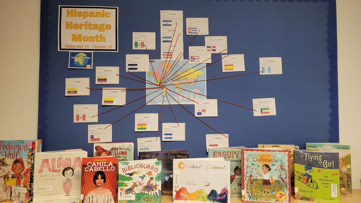 Raising awareness of and celebratting Hispanic Heritage month <a href="/IndianTrailScho/">Indian Trail School</a> 5th graders read and recorded books written by and about Hispanic cultures. #112Leads