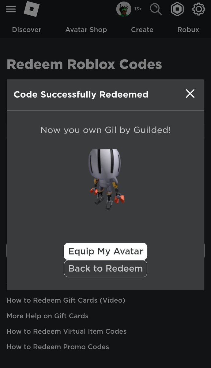 gospodindev's tweet image. Cool 😎 who else got it?
#Roblox #Guilded #Robloxpromocodes2022 #robloxdev