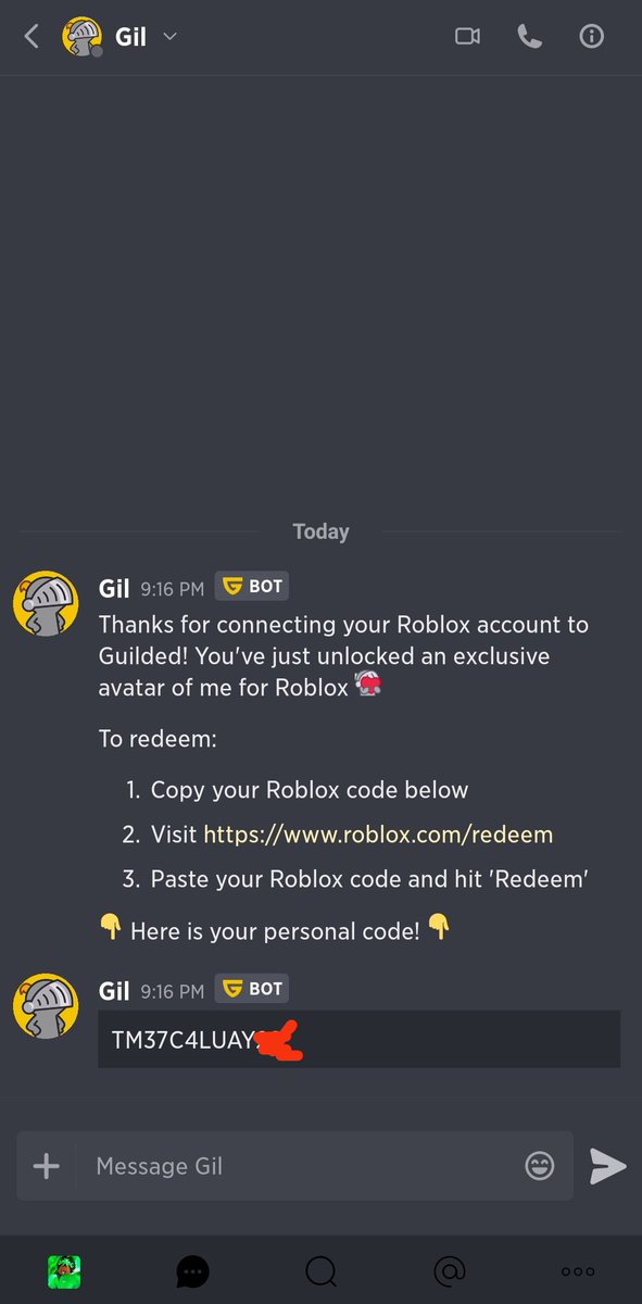 gospodindev's tweet image. Cool 😎 who else got it?
#Roblox #Guilded #Robloxpromocodes2022 #robloxdev