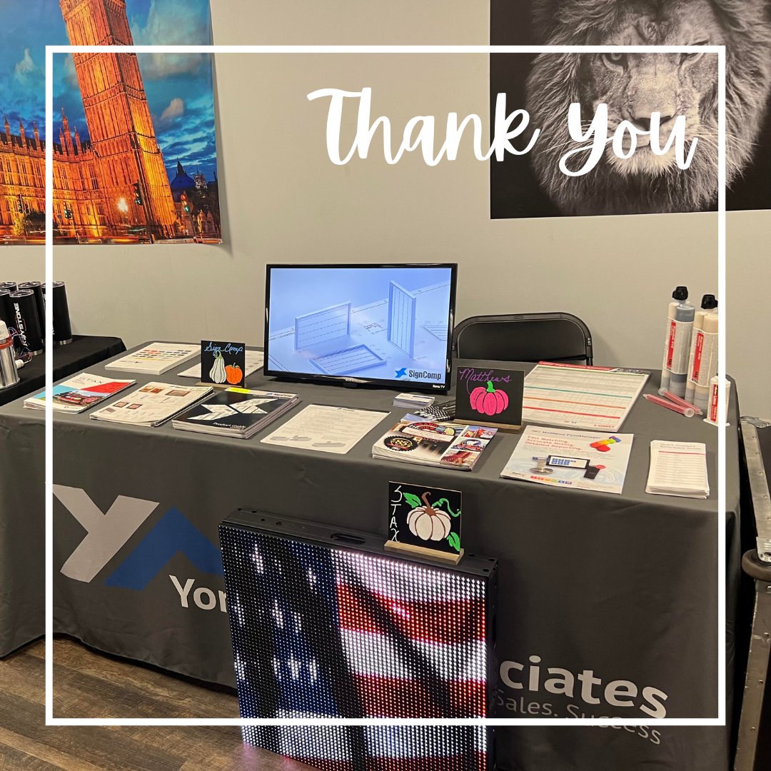Thank you @TubeliteCompany Charlotte for a great Open House yesterday! Our Southeast Sales Representative, Jay Yorston, was there representing our manufacturer partners.

#manufacturersrep #signindustry #distributor #solutionsprovider