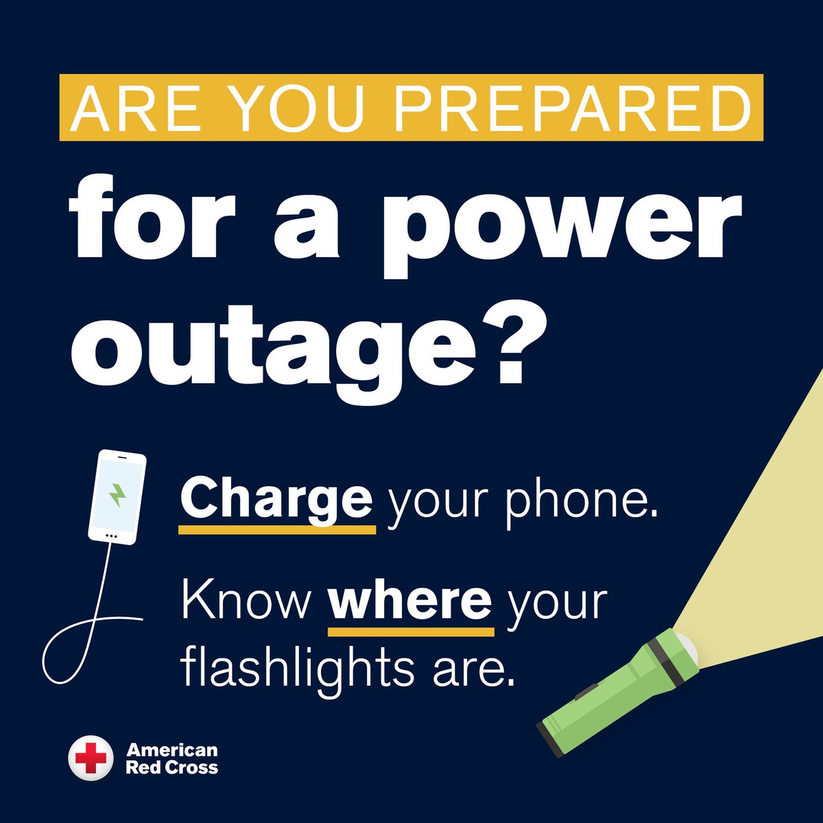 RedCrossENC's tweet photo. More than a 143 thousand North Carolinians are already without power! 🔌 *Remember: do not call 911 if your power goes out—instead report it to your electric company*⚡️
Here are some tips you should know as the storm continues to move through the state and it gets dark out.💡🕯🔋 https://t.co/NNQ8Syb8qu