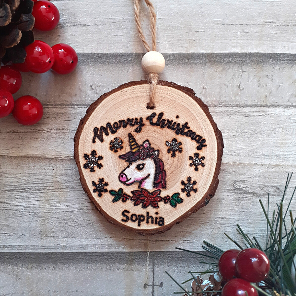 Happy October! Have you seen my new handmade Christmas tree ornament, for a unicorn lover? Hand burnt and personalised with a name.

woodenyoulove.co.uk/product/handma…

#UKGiftHour #ukgiftam #worldhandmadeday #MHHSBD #shopindie #firsttmaster #Christmasgifts #UnicornChristmas