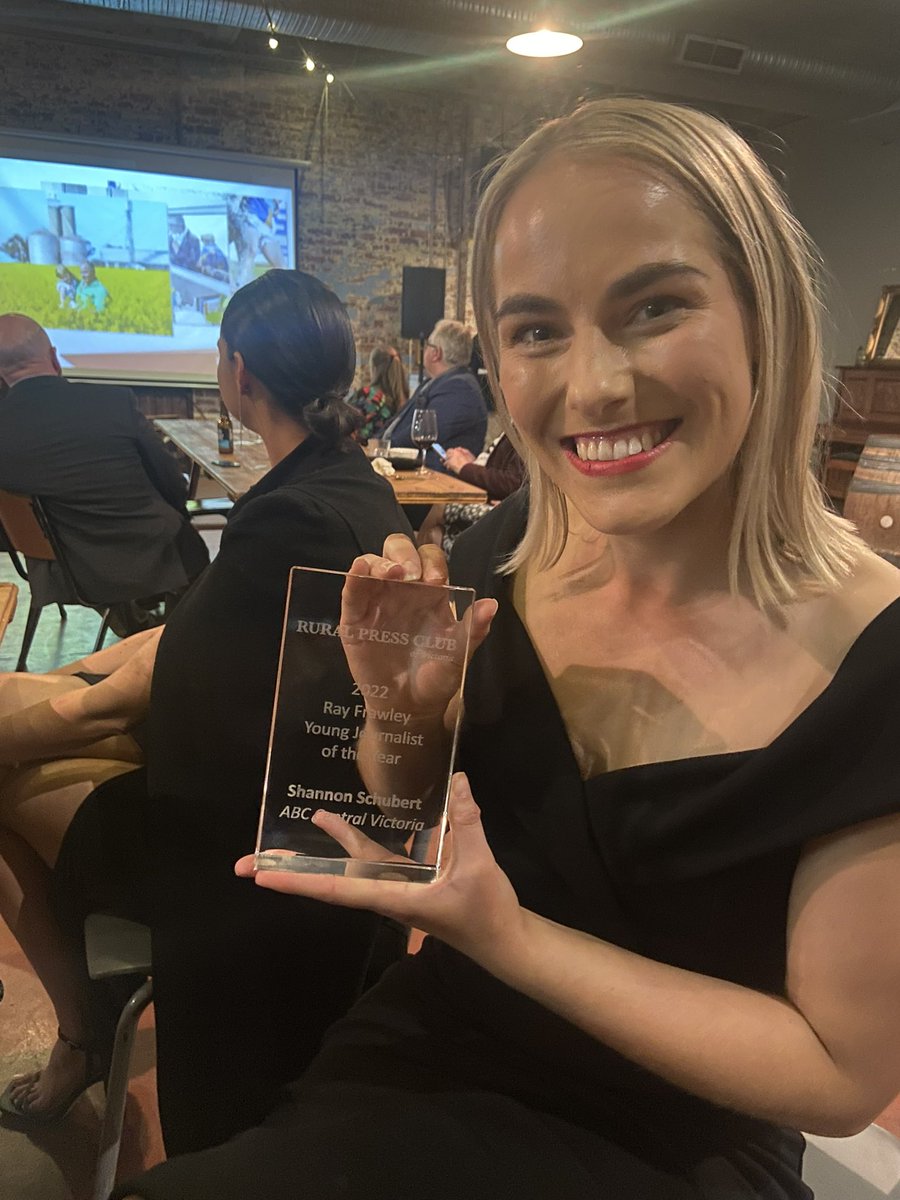 jocenettlefold's tweet photo. A swag of @RPCVic 2022 awards for @ABCaustralia VIC/Tas journos: congrats @MonteBovill  @_kimberleyprice Tim Lee @danielmiles  @Lachlan_Bennett @josietaylor  and @s_schubert2 (who was also named Ray Frawley Young Journo of Year) https://t.co/X8gnwRc7xR