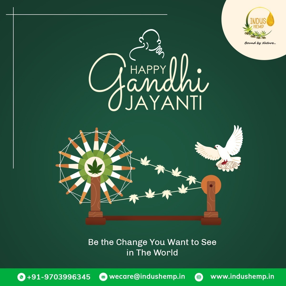 Let's take a moment to remember the great sacrifices & bravery of the man who sowed the seeds of #swadeshi and self-sufficiency in the minds of every #Indian. #GandhiJayanti #Gandhiji #MahatmaGandhi #GandhiJayanthi #hempseeds #hempseedoil #hempflour #hemprotein #hemp #IndusHemp