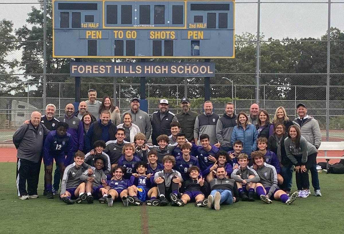 sfdboyssoccer's tweet photo. Final 6-1. Stallions win vs @hills_ny. Goals by Cade Robinson, Aidan Shepardson, Ian Anderson, Luca Romanelli, and Jeremiah Kanu. Thanks again to Forest Hills for hosting our team and families for a match on their pitch.
#PrideandTradition
#8thStarLoading https://t.co/NsqsDhaozD