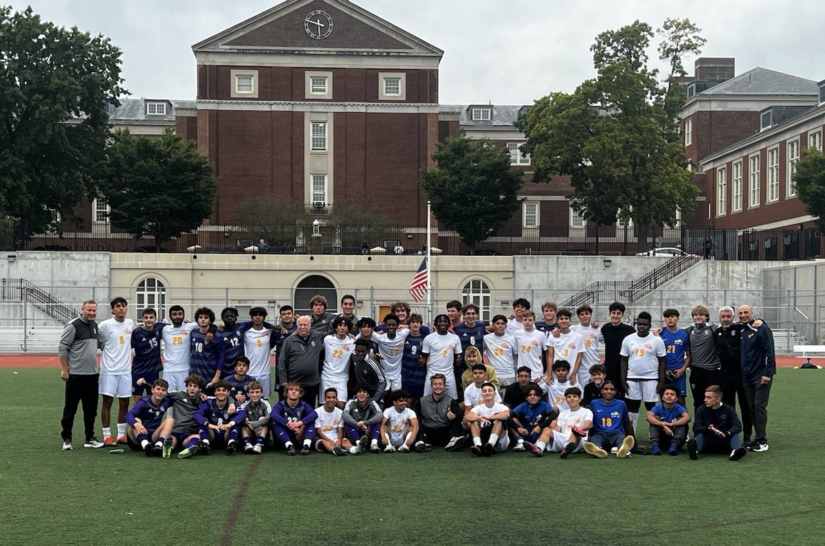 sfdboyssoccer's tweet photo. Final 6-1. Stallions win vs @hills_ny. Goals by Cade Robinson, Aidan Shepardson, Ian Anderson, Luca Romanelli, and Jeremiah Kanu. Thanks again to Forest Hills for hosting our team and families for a match on their pitch.
#PrideandTradition
#8thStarLoading https://t.co/NsqsDhaozD