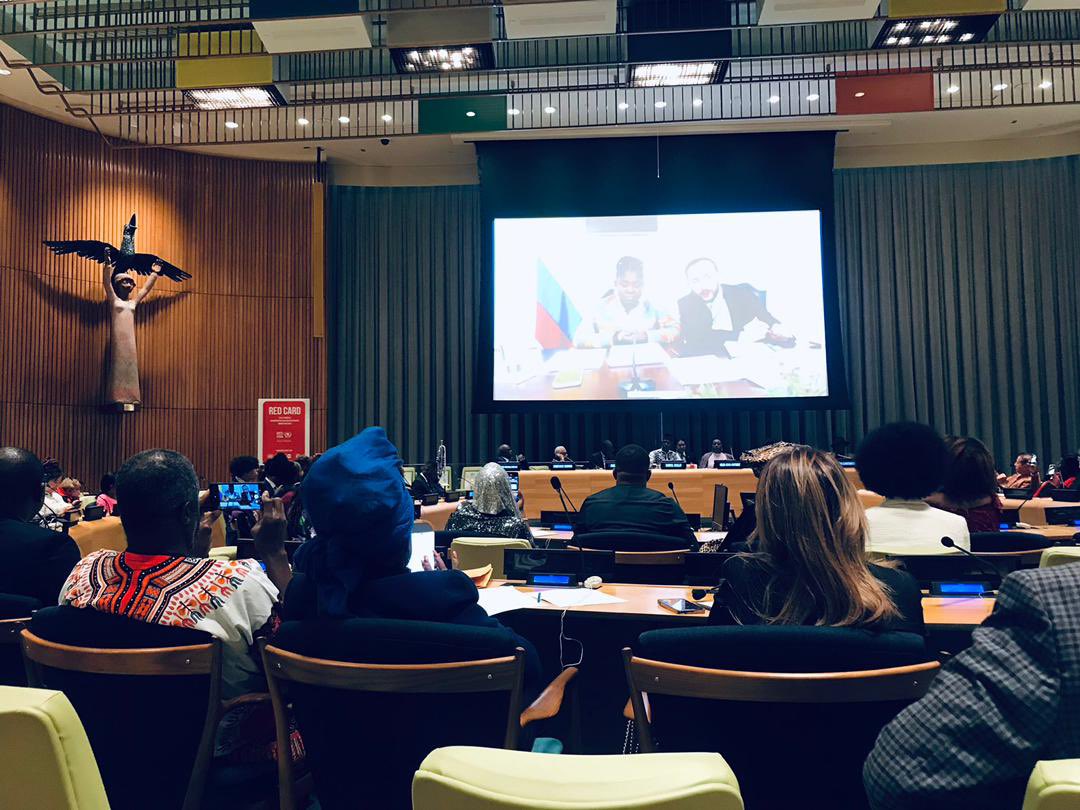 Great conversations during <a href="/ARDNngo/">African Renaissance Diaspora and Network</a> #AfricaOpenForBusiness Summit last Thursday at <a href="/UN/">United Nations</a> #NewYork on Economic Empowerment of Women thru Africa Continental Free Trade Area.