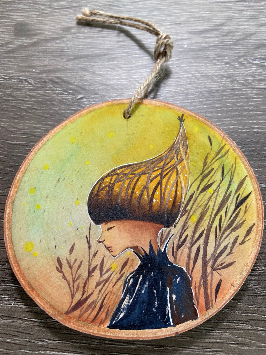 malathip's tweet photo. Excited to share this item from my #etsy shop: Autumn Fairy ( original painting) https://t.co/D05KEIsYGd https://t.co/dPQFoCtWUX