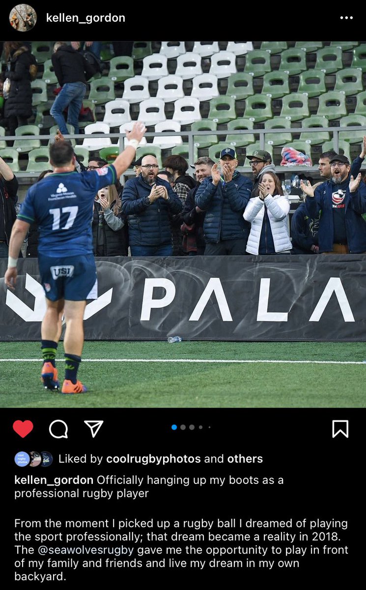 JamDelay's tweet image. 2x @usmlr Champion &amp;amp; @SeawolvesRugby original @FrontRowDad announces his retirement from playing professional rugby

A 3-time MLR finalist, Gordon earned 43 MLR caps (including 7 playoff games) since 2018!

Best of luck in your next chapter, Kellen!
#TogetherWeHunt #MLRStats