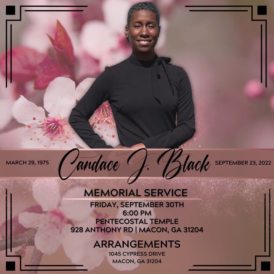 PECBibbCounty's tweet photo. Tonight, we honor our collegue and friend, Candace J. Black. She was an amazing leader in Bibb County and impacted so many lives! She will be greatly missed. https://t.co/SiLA5LTShM