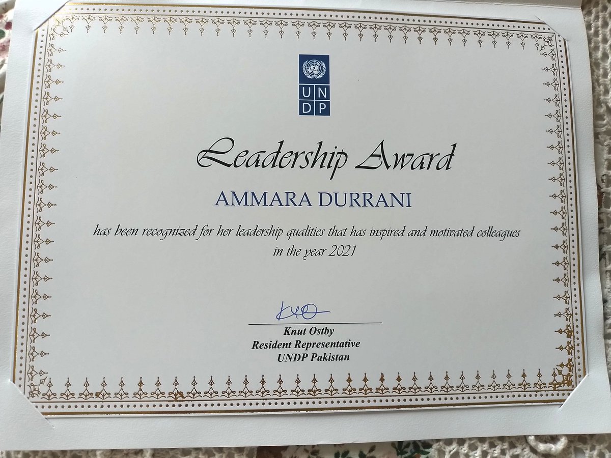 At the @UNDP_Pakistan Staff Awards 2021 ceremony held last night, the Development Policy Unit Team bagged 5 awards in the country office. I'm simply sentimental for the very cool, hard work + rewarding success of my Superstar Team 🥲🌟❤
#Agenda2030 #DevelopmentPolicy