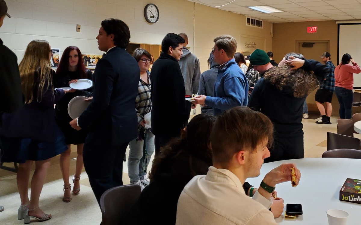 pastorbryans's tweet photo. So thankful for everyone at Pancakes &amp; Waffles TOO. Very busy! Sigma Kappa Sorority served tonight. Thank you to Jonathan, Valencia, our great volunteers and our wonderful students from EMU (Homecoming) &amp; Concordia! Cross &amp; Resurrection, the Chapel at EMU. #pancakes #emu #chapel https://t.co/ZSpXlsZPCd