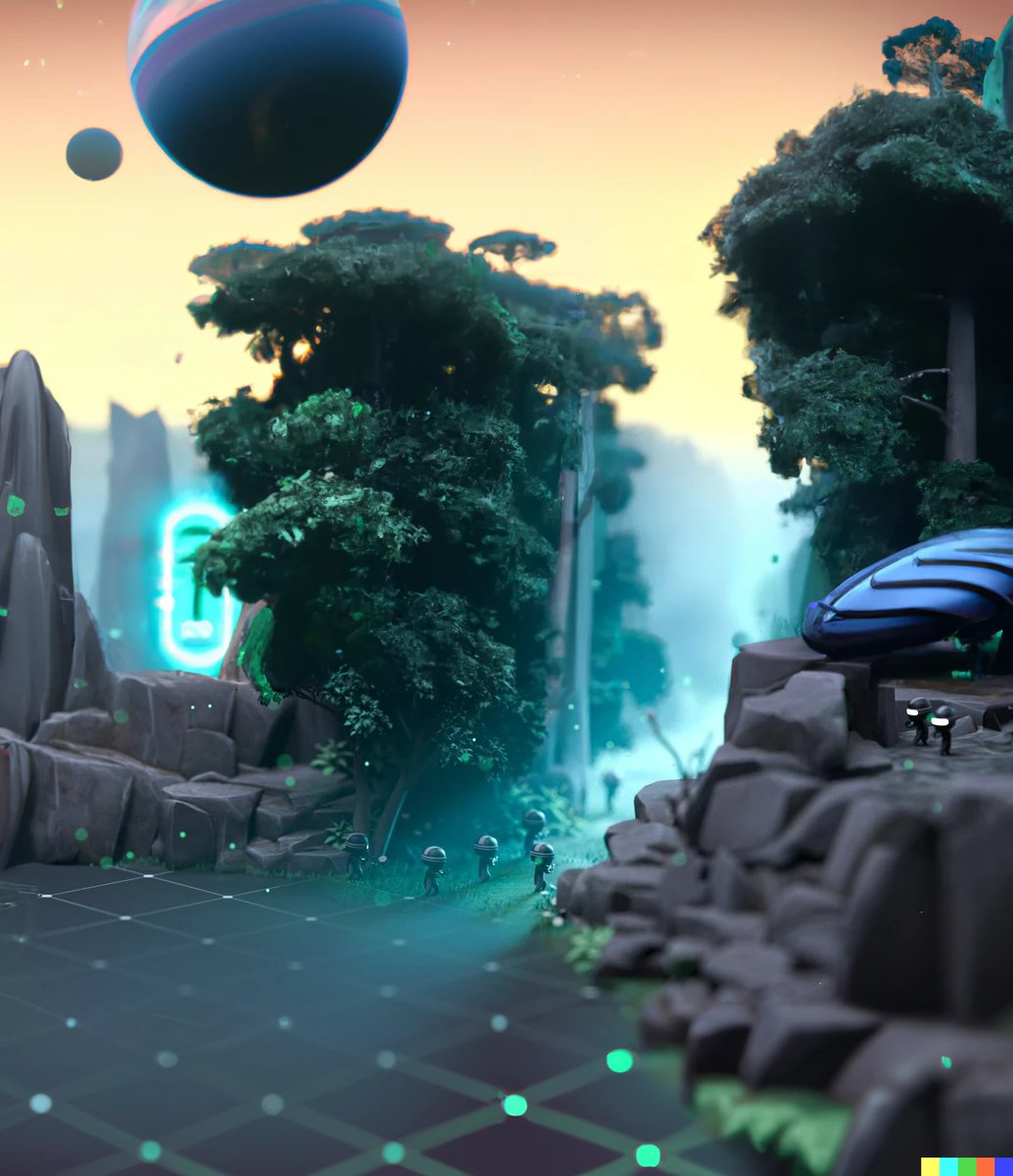 rainsound_eth's tweet photo. Watchers exploring new planet  @missingfrontier https://t.co/HgFZxF3CAm