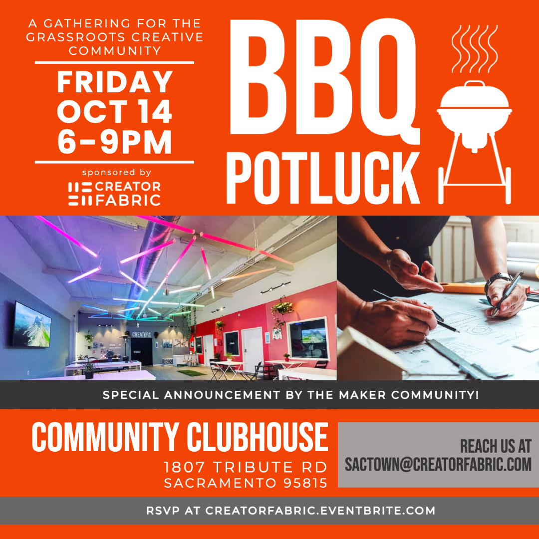 Looking forward to connecting with #sacramentocreatives If you've never checked out our space, come on by!