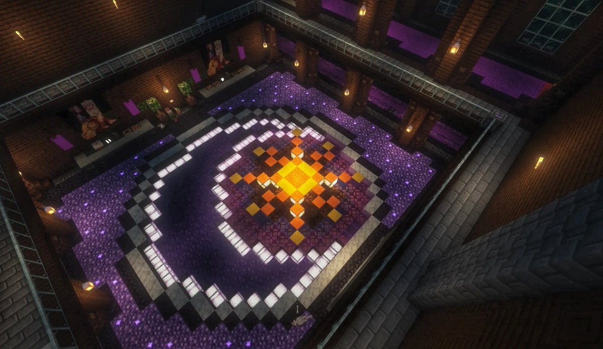BattyBriefs's tweet photo. Renovating a woodland mansion in #Minecraft.

Going to make the ceiling look like the atrology observatory in Dark Crystal, hopefully.

Using the new waterlogged skulk mechanics to make the sun portion of the floor design light up when you walk on it.

#gamer #streamer #twitch https://t.co/Ur5HKe8neH