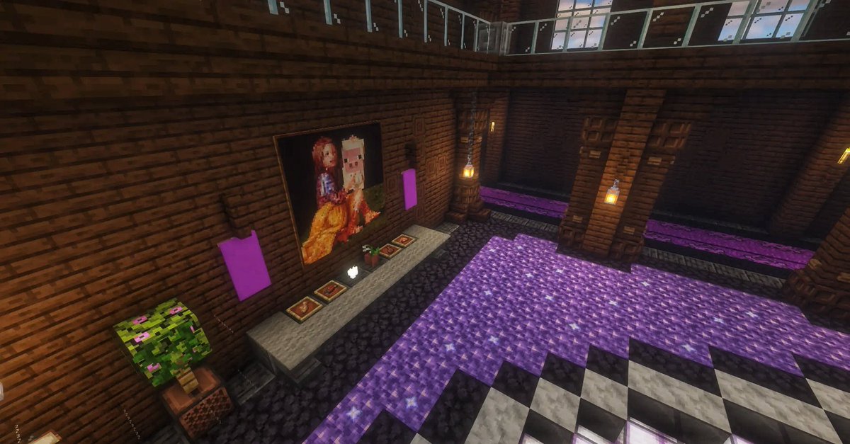 BattyBriefs's tweet photo. Renovating a woodland mansion in #Minecraft.

Going to make the ceiling look like the atrology observatory in Dark Crystal, hopefully.

Using the new waterlogged skulk mechanics to make the sun portion of the floor design light up when you walk on it.

#gamer #streamer #twitch https://t.co/Ur5HKe8neH