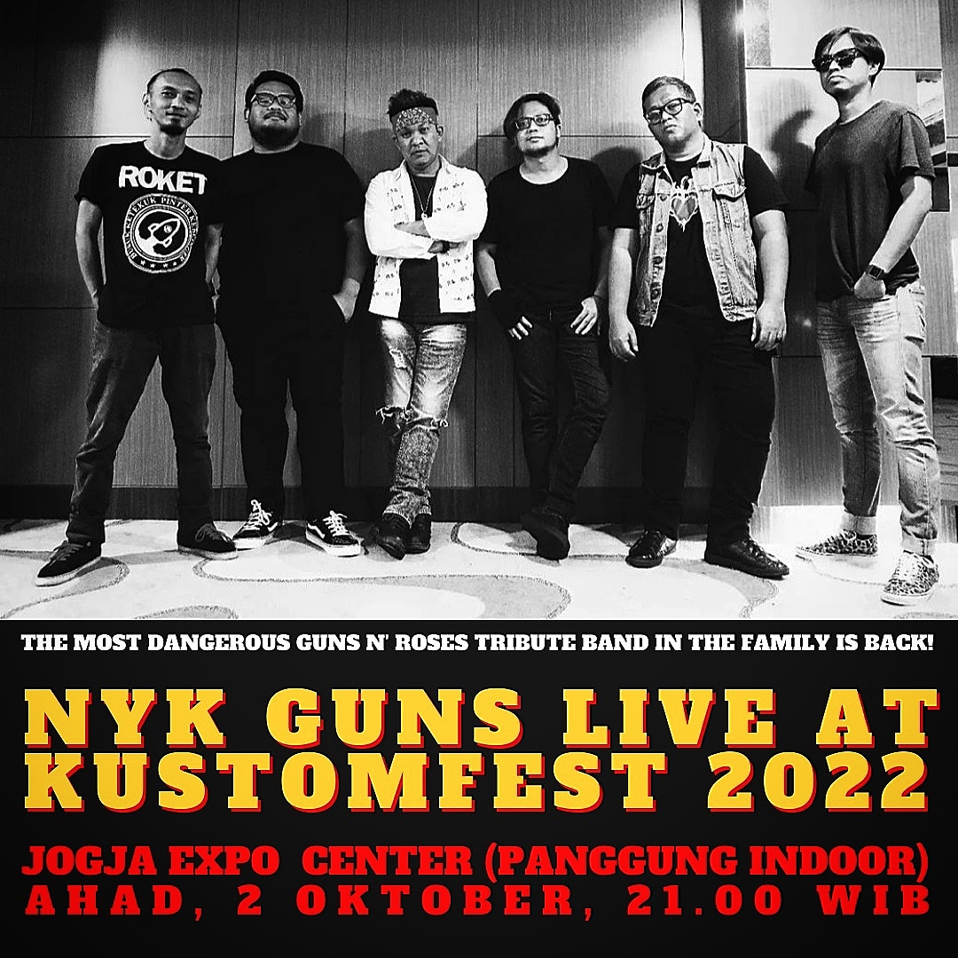 Sampai jumpa besok di stage indoor Kustomfest 2022 jam 21.00...