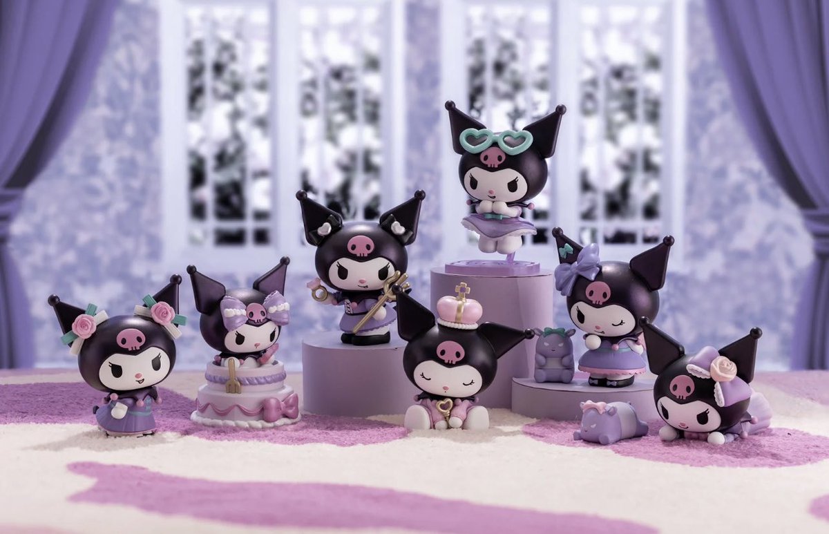 gelatoneii's tweet photo. กล่องสุ่ม kuromi เป็นน่ารักทุกตัวเลย💜🥹 https://t.co/zj1vYoxlXJ