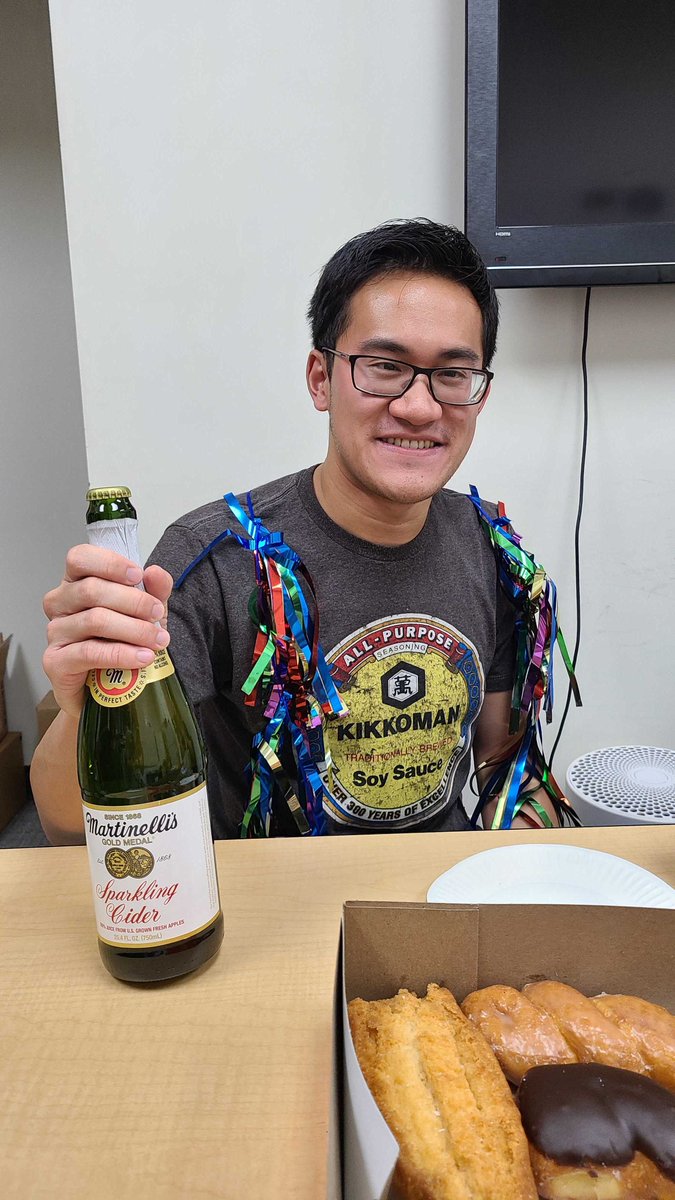 Congratulations to Tyler who is officially a PhD Candidate as of a couple days ago! Go Tyler 🎉