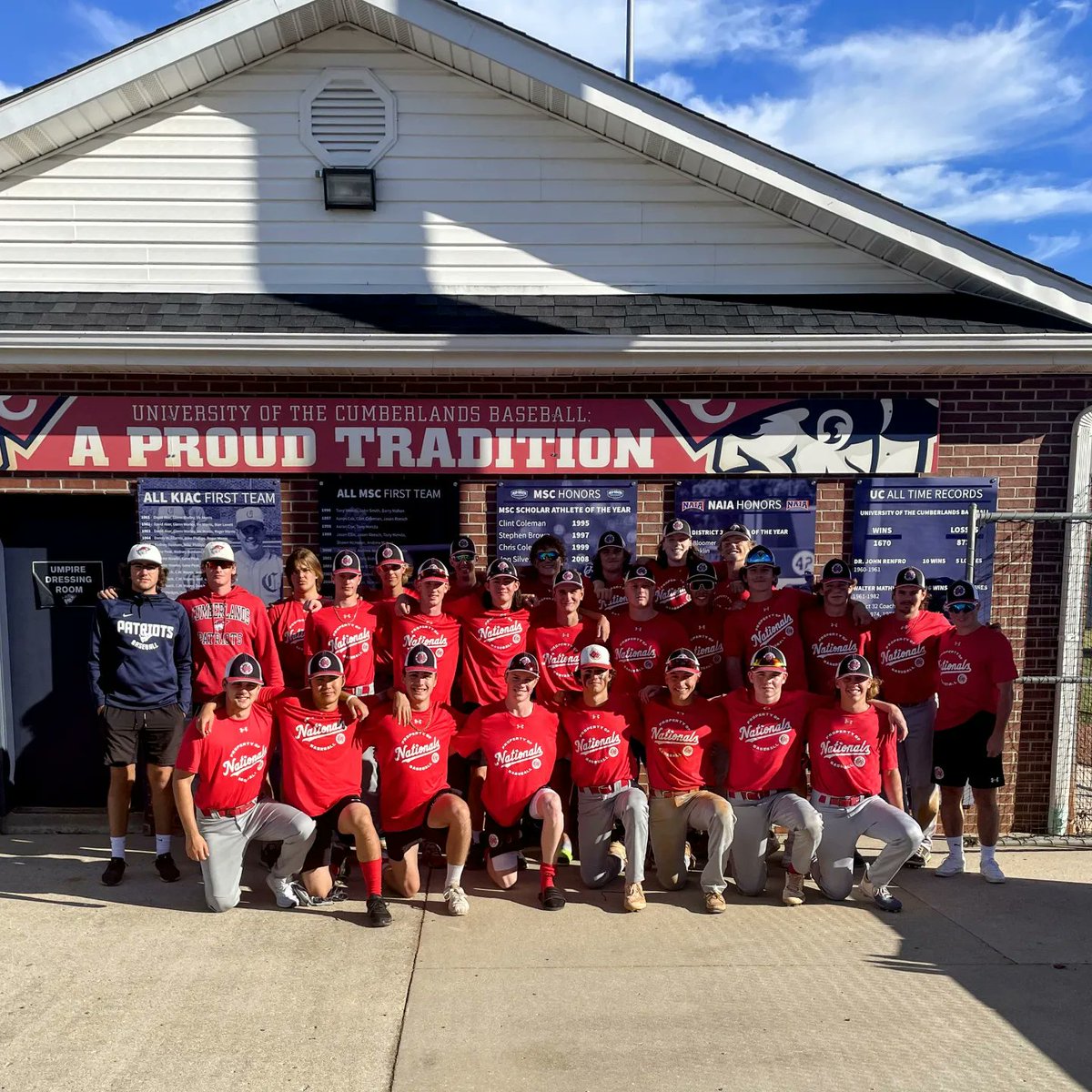 📣 COLLEGE TOUR 2022 UPDATE 📣

2️⃣ University of the Cumberlands
<a href="/UCumberlands/">University of the Cumberlands</a>

☀️Great day in Williamsburg, KY. Coach Martin &amp; staff made us feel at home in their amazing facilities. 

🎓 Met up with alumni Trent Hill &amp; Ethan Schofield

🚌 Next stop: SC

#NatsCollegeTour2022