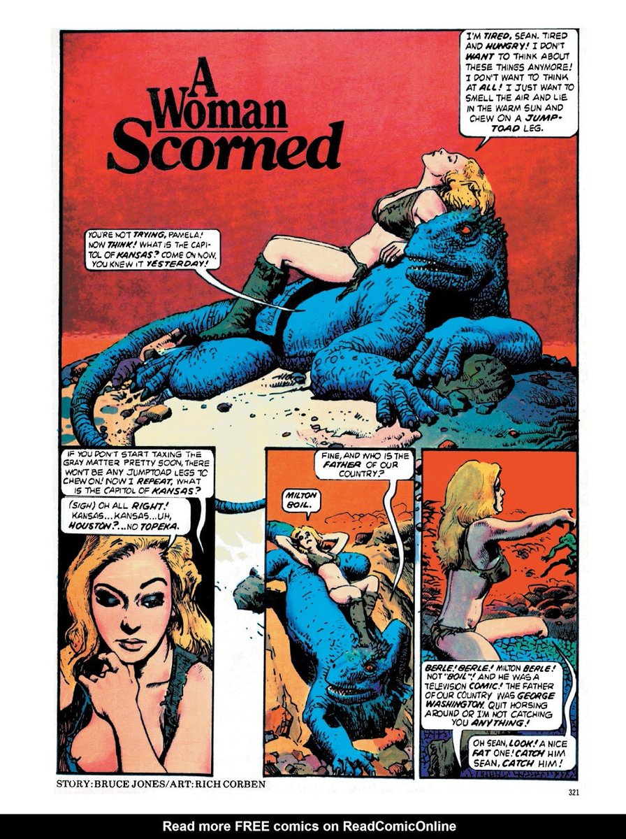 Corben is one of the artists I truly consider a major influence on my work.  I discovered his work in "Metal Hurlant" ( Den and other stories ) back in the 80's. 
