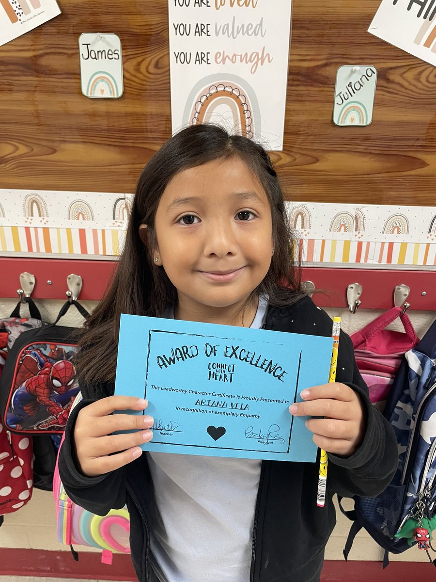 WeldonSmithRR's tweet photo. Congratulations to our @CCISD Roadrunners for receiving the CKH Award of Excellence this week! Thank you for showing EMPATHY to others! #PositiveFriday 👏❤️ https://t.co/QDRjK9L1m9