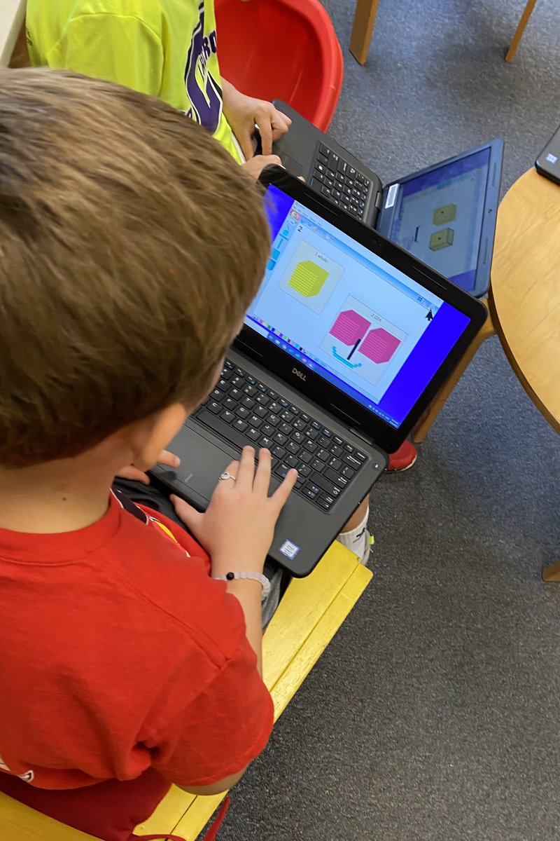 Fifth graders love using (virtual and hand-held) manipulatives to explore decimals during math workshop! <a href="/oakhilles/">Oak Hill Elementary</a>