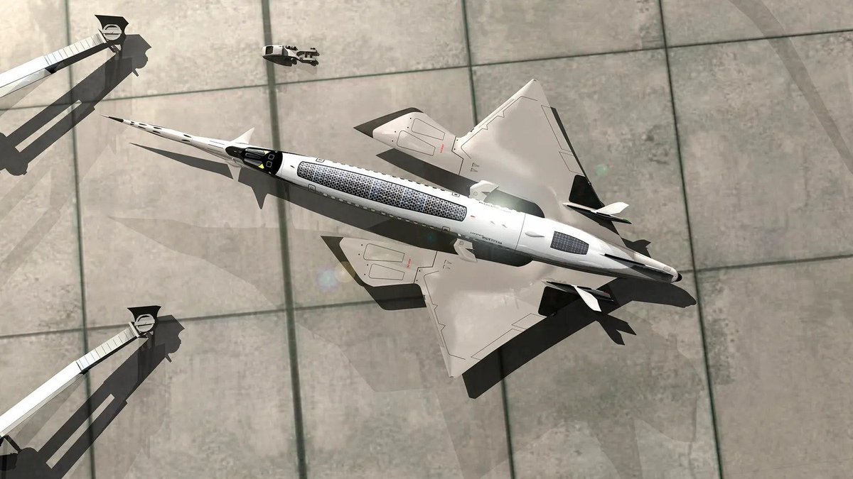 Beautyon_'s tweet photo. This supersonic plane could get from London to New York in 80 minutes. #HyperSting https://t.co/J5QyfbWdxn