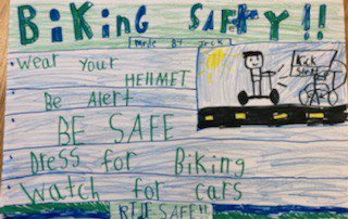 Third graders presented their original Safe Routes to School print and video PSAs today and practiced their skills around GBR’s campus during our Safety Summit! Great collaboration between Ms.Riley &amp; <a href="/MrLairdPE/">Zach Laird</a>! <a href="/CvilleSchools/">Charlottesville City Schools</a> @DrPfautz