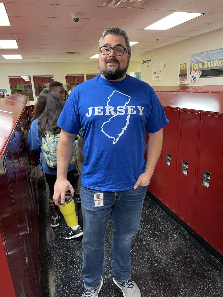 JenKassander's tweet photo. My favorite jersey from spirit week’s Jersey Day 😂 https://t.co/5YaAhkT0RB