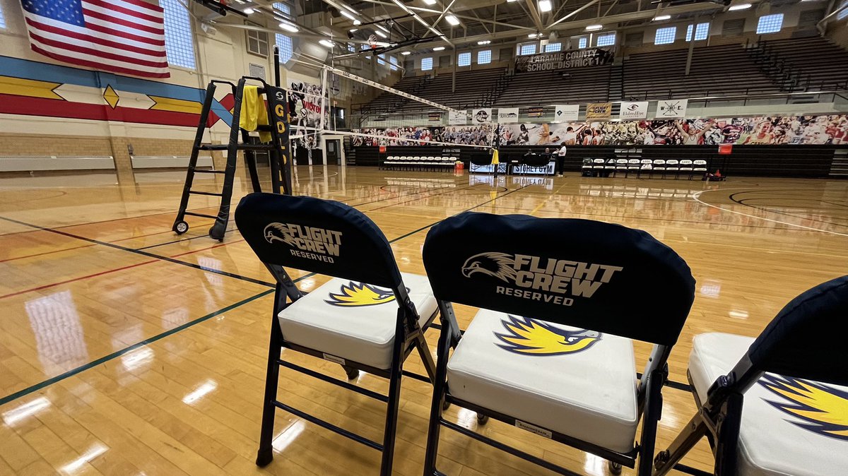 TheFlightCrew1's tweet photo. Flight Crew court side seats for tonight’s LCCC VB game. Game starts at 6 pm at Storey Gym. Retweet for a chance to win these great seats! https://t.co/00JzsPfd6z
