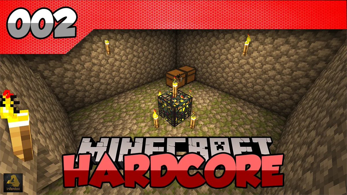 Inferdox's tweet image. The next instalment of the Minecraft Hardcore series is out now! I have begun caving to find resources while caving I find a dungeon that has some amazing loot! Check it out! youtu.be/FPvXroJTtfk