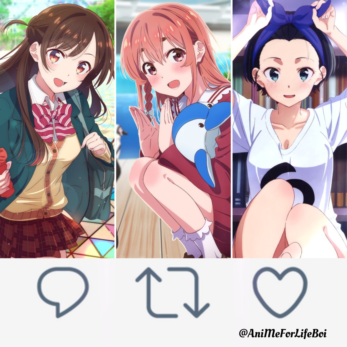AniMeForLifeBoi's tweet image. Reply [Chizuru Mizuhara]
Retweet [Sumi Sakurasawa]
Like [Ruka Sarashina]