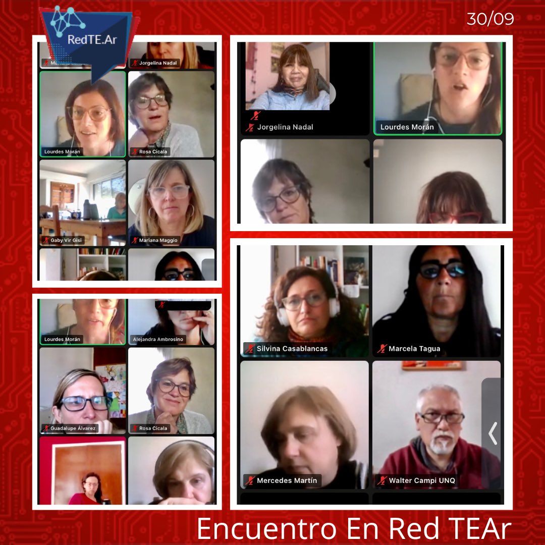 Último día del Encuentro. Investigación, docencia y publicaciones fueron los temas que nos preocuparon y ocuparon. Se vienen cosas muy interesantes y desafiantes!! renovamos el compromiso por seguir pensando juntos/as los nuevos escenarios de la Tecnología Educativa.