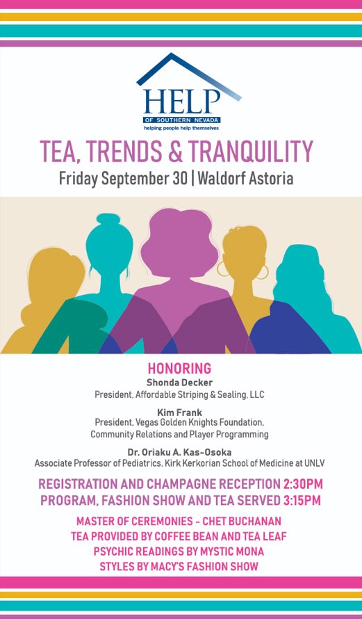 helpsonv's tweet photo. Tea, Trends &amp; Tranquility is underway!  What an amazing afternoon honoring Shonda Decker, Kim Frank and Dr. Oriaku A. Kas-Osoka. 

#CareGiveHELP https://t.co/1sJqU0DqLZ