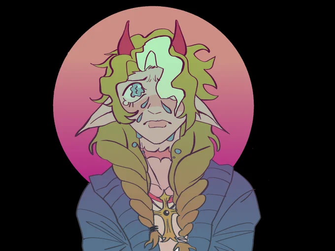 line art experimentation feat big T #tommyinnitfanart 