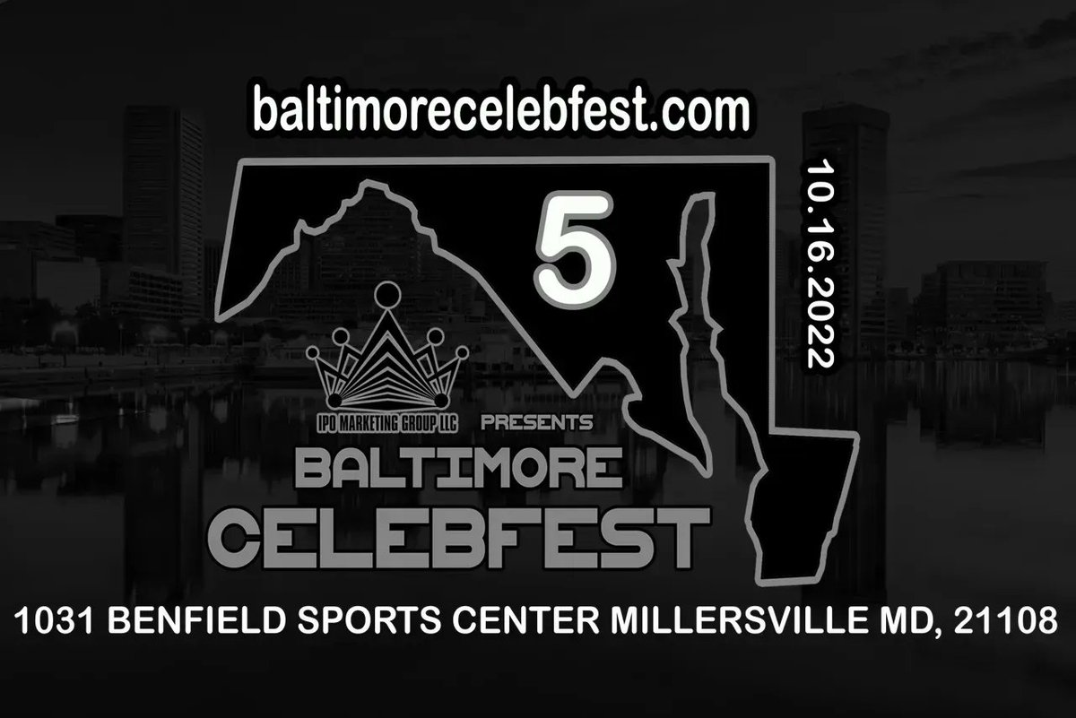 Come out 10/16th 12pm-4pm Baltimore Celebfest 5 @ Benfield Sports Center! Over 50 of the BIGGEST names past, present and future of Pro Wrestling!
Tickets on sale now @ buff.ly/3AVDEHt
#AEW #WWE #NWA #PROWRESTLING #PROWRESTLINGMEETANDGREET #BALTIMORE #AUTOGRAPHS #WWF