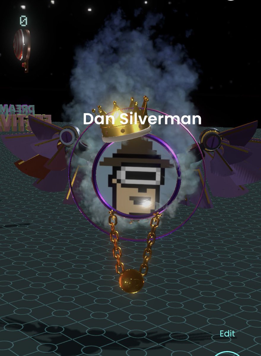 Cryptodamus44's tweet photo. Metaverse me chillin in a Dream @WeDream_World #DREAMFESTIVAL2022 @BalconyDao https://t.co/lJZCfmuY6a