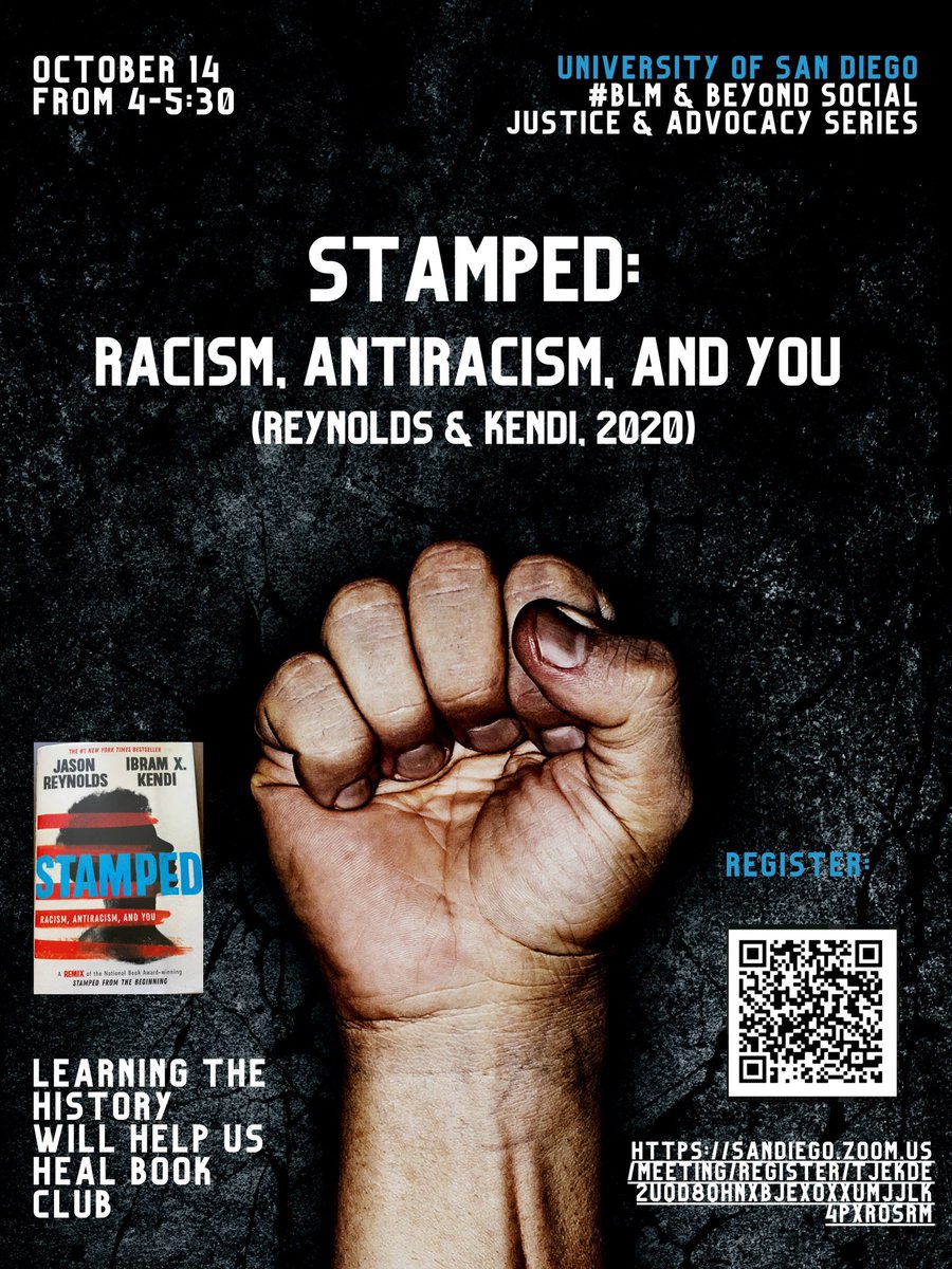 Join us on zoom on October 7th for a deep dive on racism, social Justice, and how that ties to this countries history. We will be discussing the first half of the book below. You do not have to read the book to chime in on the conversation. We encourage anyone interested to join!