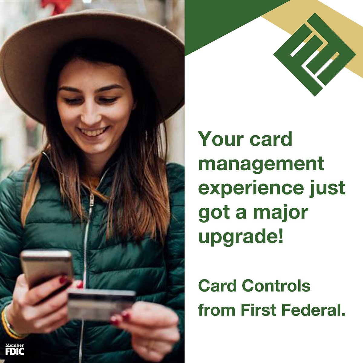 Set transaction limits, view spending insights, receive fraud alerts, and more – now available in our mobile app. Make sure your app is up to date, and simply tap My cards to get started!
#BankingBuiltForYourFuture