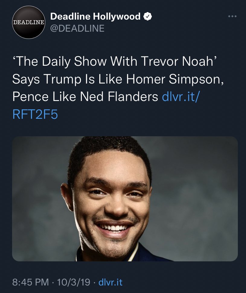 justinboldaji's tweet photo. Gonna miss Trevor Noah’s razor sharp wit https://t.co/NmCeIbMaiN
