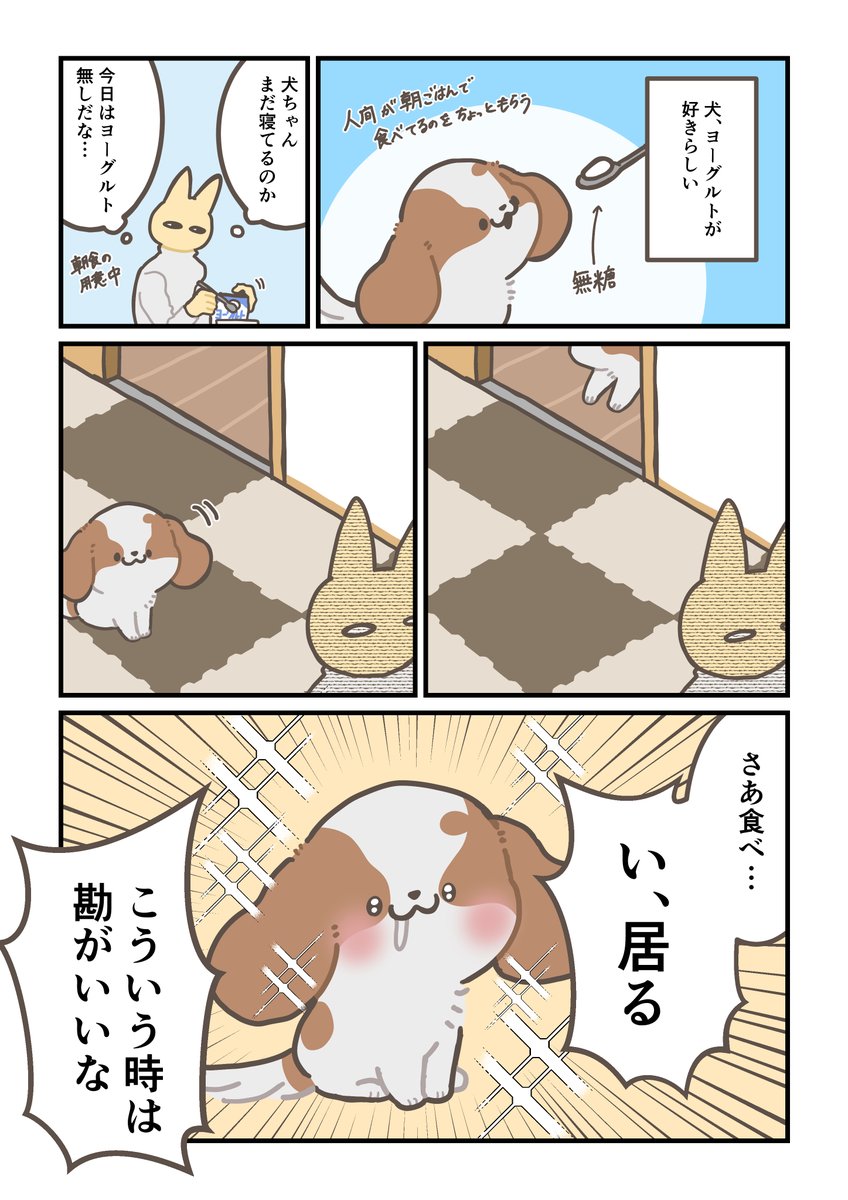 犬日記 食べ物に関しては勘が鋭い 