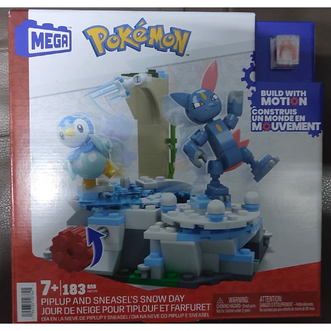 Mega Pokemon Piplup And Sneasel's Snow Day With Motion Building