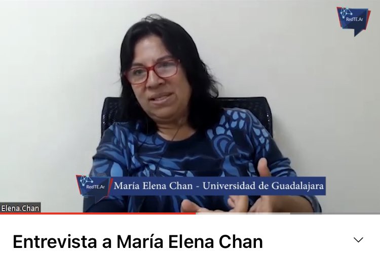 Les compartimos el segundo fragmento de la entrevista a Ma. Elena Chan realizada por <a href="/mmercedesmar/">Mercedes Martín  💚</a> youtu.be/8bBc5yCbyFc #enredtear