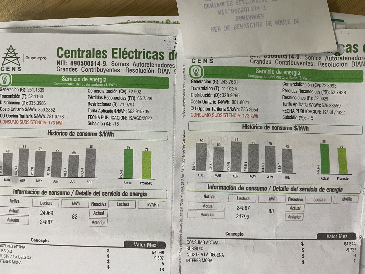vikinga14's tweet photo. Centrales eléctricas de Norte de Santander sigue haciendo lo que quiere. Cada mes subiendo el precio al kWh. #hastaCuando #cens #quiencontrola https://t.co/EUK4bQ2YXS