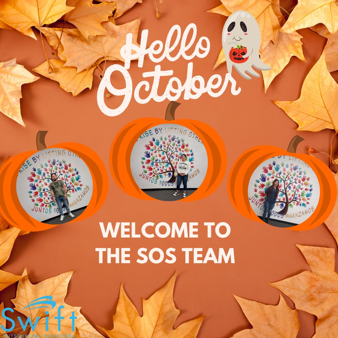 SwiftOS21's tweet photo. HAPPY FRIDAY! GOODBYE SEPTEMBER, HELLO OCTOBER! COME IN AND APPLY WITH US! FOR MORE INFORMATION CALL (855) 467-7562 #trabajosdisponibles #agenciadeempleo #SOSteam #swiftoutsourcingsolutions #employmentagency #Walkinandapply #newassociates #nowhirng #October2022 #jobsavailable https://t.co/wFdHxmo3vj