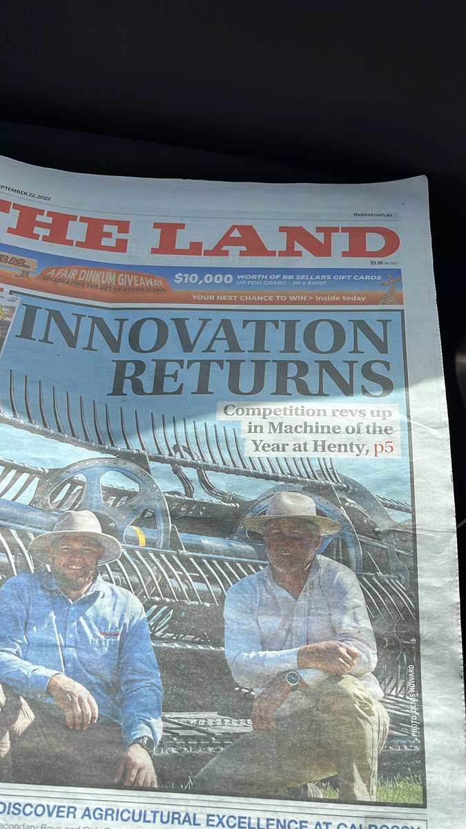 Just some light reading for the morning, what’s it take to get an article on superstar farmer <a href="/welbybryant1/">welby</a> in here