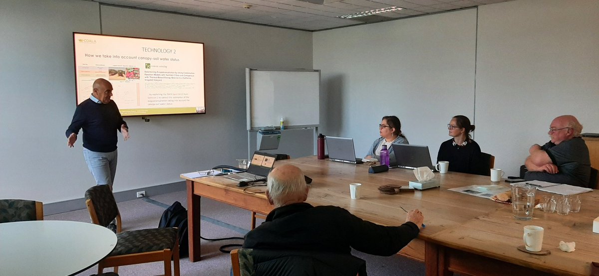 Introducing @CoalaH2020 project at @VicGovAg office. Good opportunity to share experience and knowledge on #earh observation using @CopernicusEU #sentinel data.